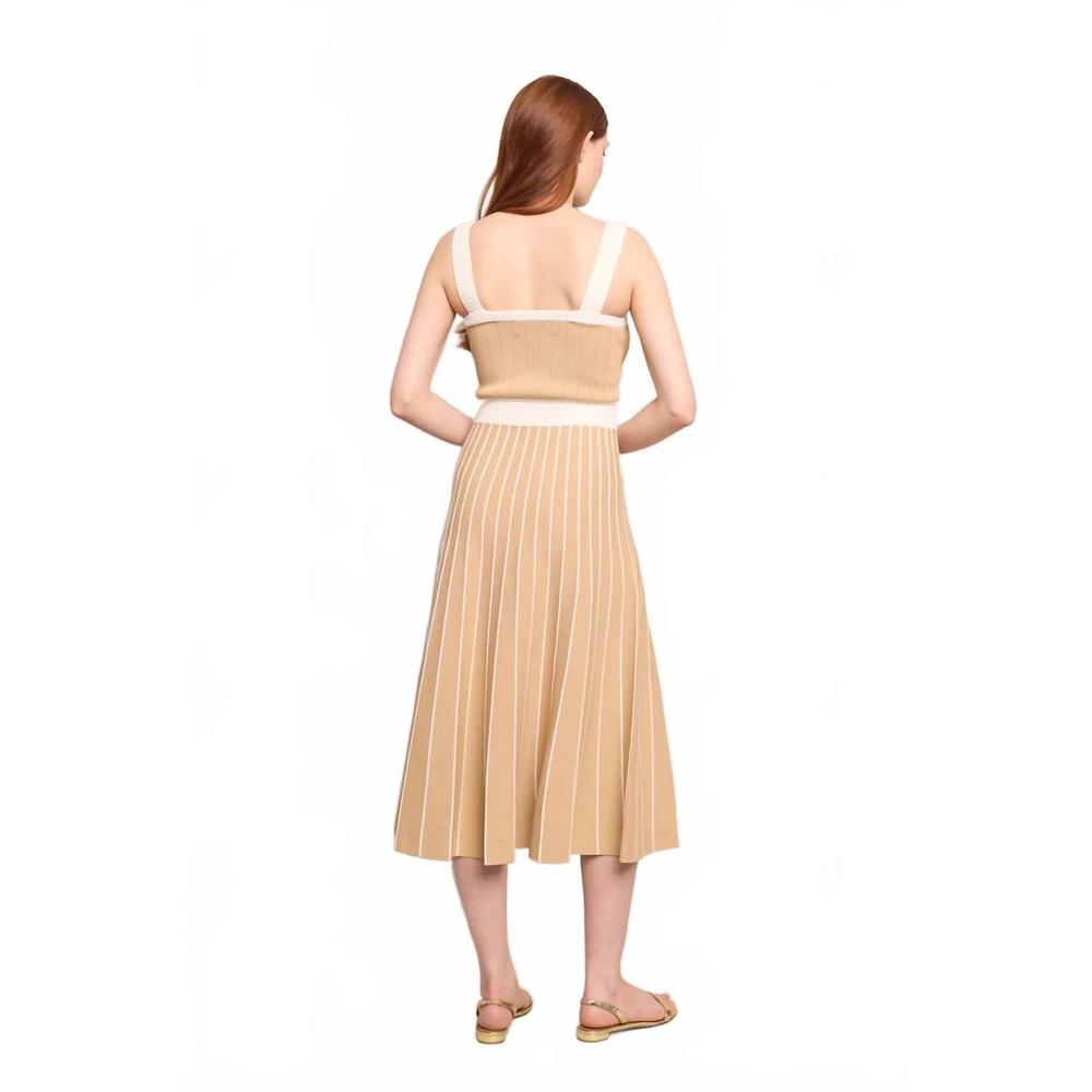NEW CARA CARA aurora dress in tan ivory - Picture 2 of 3